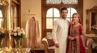 Hina ready for her nikah and i could not be prouder. soft, sweatproof, regal. eleven hours and she will look exactly like this at the end