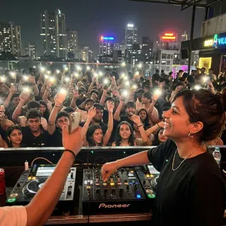 bandra rooftop went till 4am. my ears are done. worth it 🙃