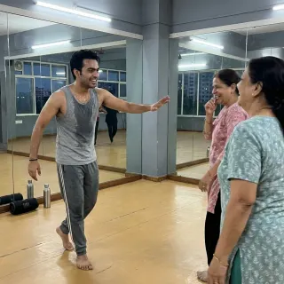 teaching the bride's mom her solo for the sangeet and honestly she's got more swag than the whole bridal party combined 😂 chalti hai aunty