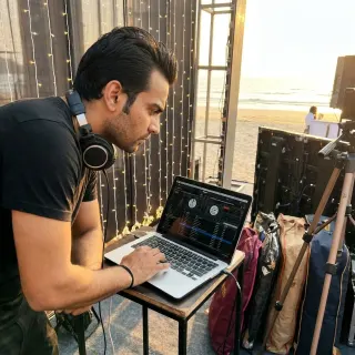 cutting the final mashup 40 mins before showtime because the groom suddenly wanted Kala Chashma added. classic. it's fine im fine