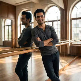new studio space in Bandra finally done. eleven years from being backup dancer no. 7 on a reality show to this. grateful doesn't cover it 🙏
