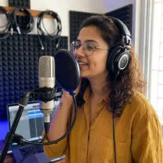 studio day. recording the custom song for a couple in chennai, can't wait for them to hear it