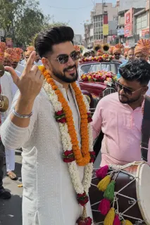 baraat season is back. the groom cried before we even hit the chowk