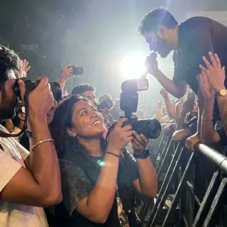 front row at the pit, ears still ringing, memory card full. this is the job