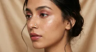 you can count her freckles and that is the point. glass skin done right doesn't erase you it lights you up ✨